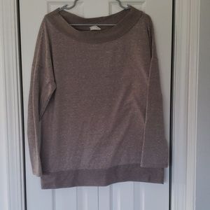 Wide neck sweater